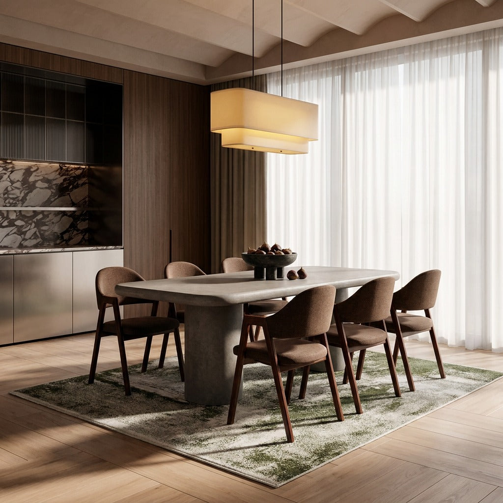 Alya Microconcrete Dining Table image