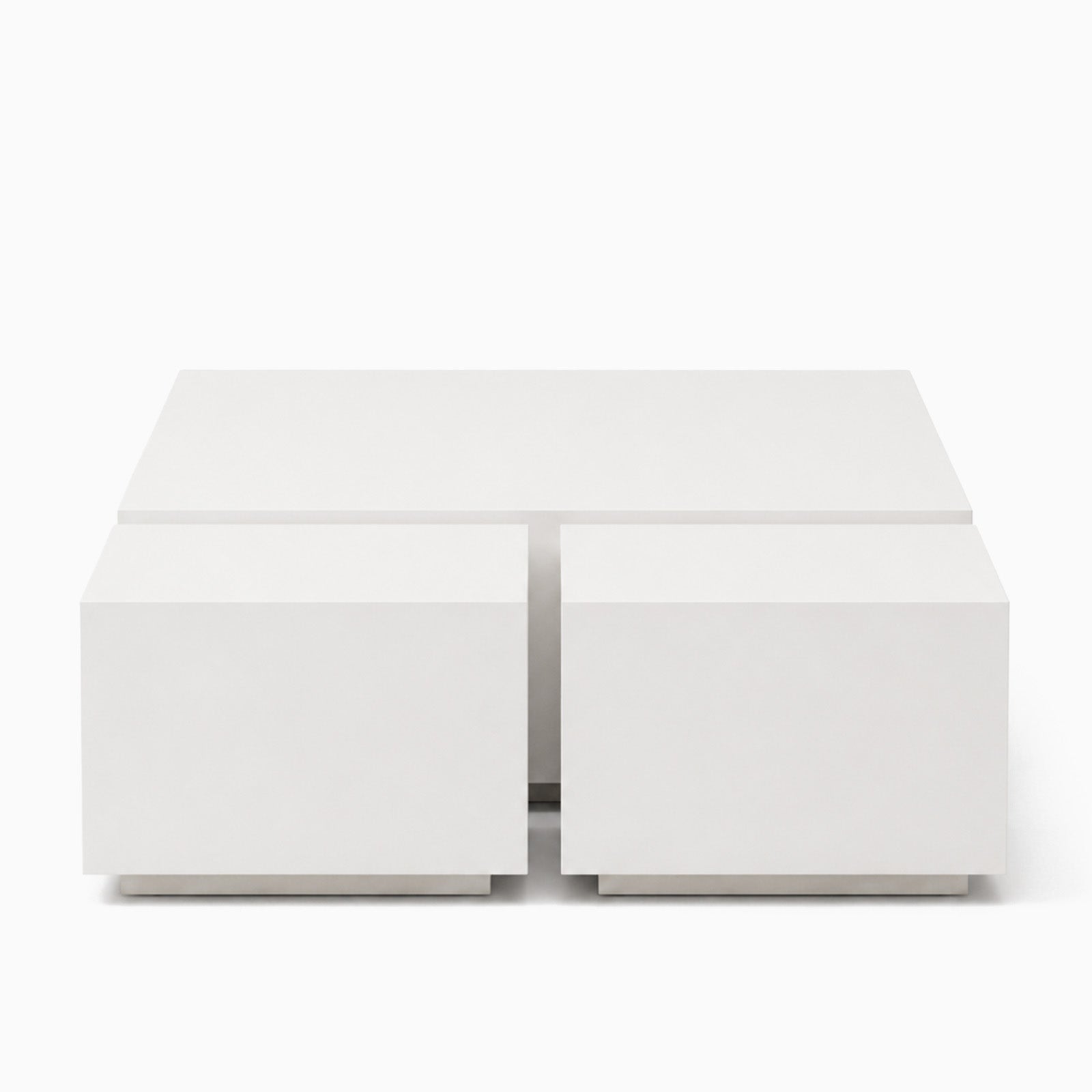 Maximilian White Microconcrete Coffee Table image