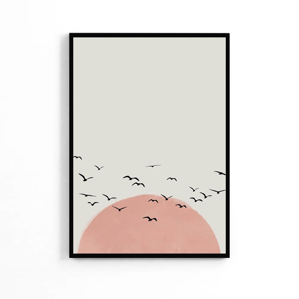 Wings at Sunset Poster image