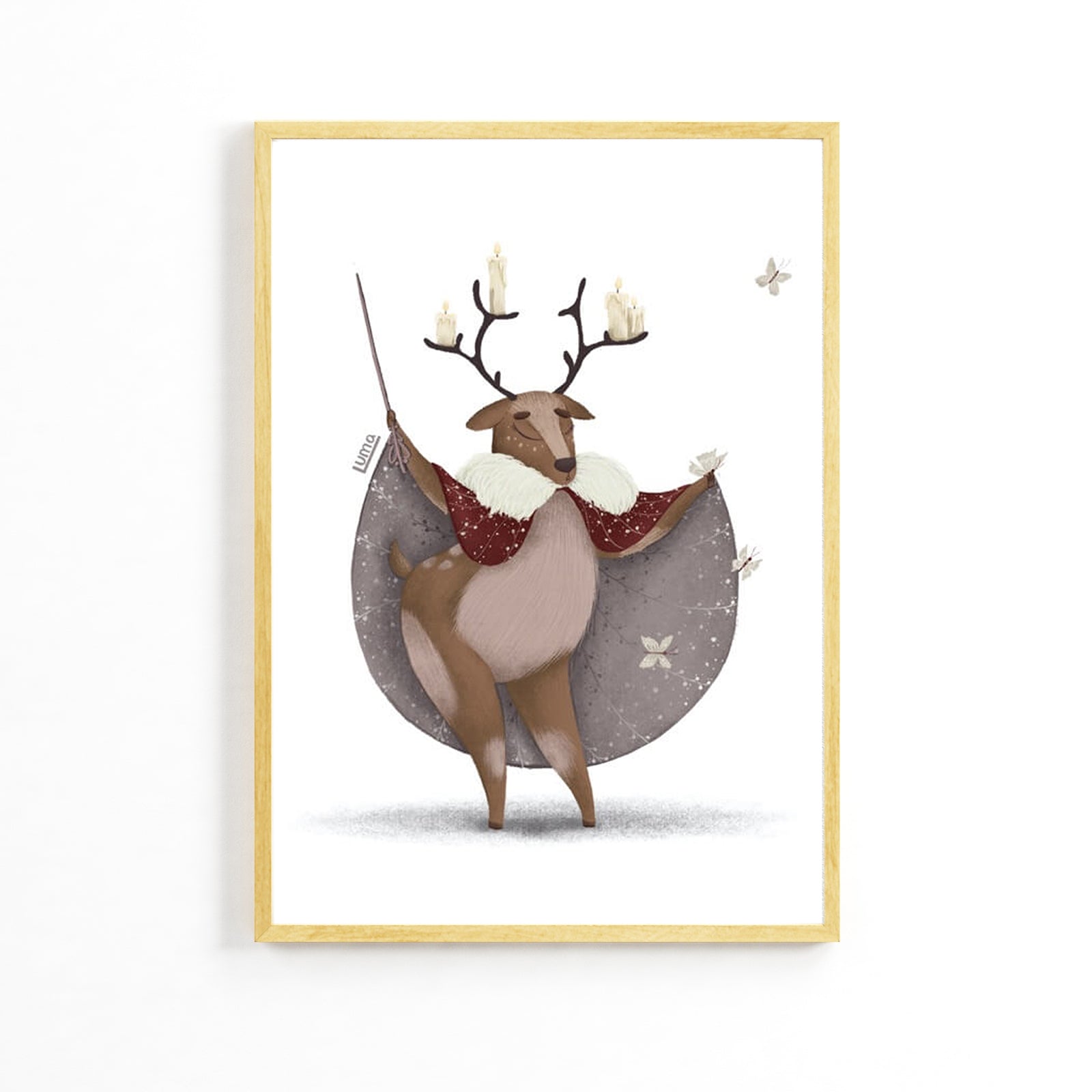 Плакат для детей «Маленький волшебный олень» image