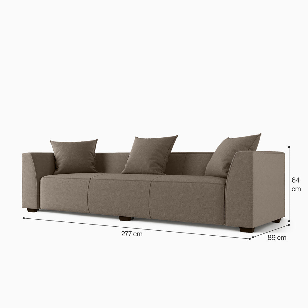 Woodland 3-Seater Straight Sofa
