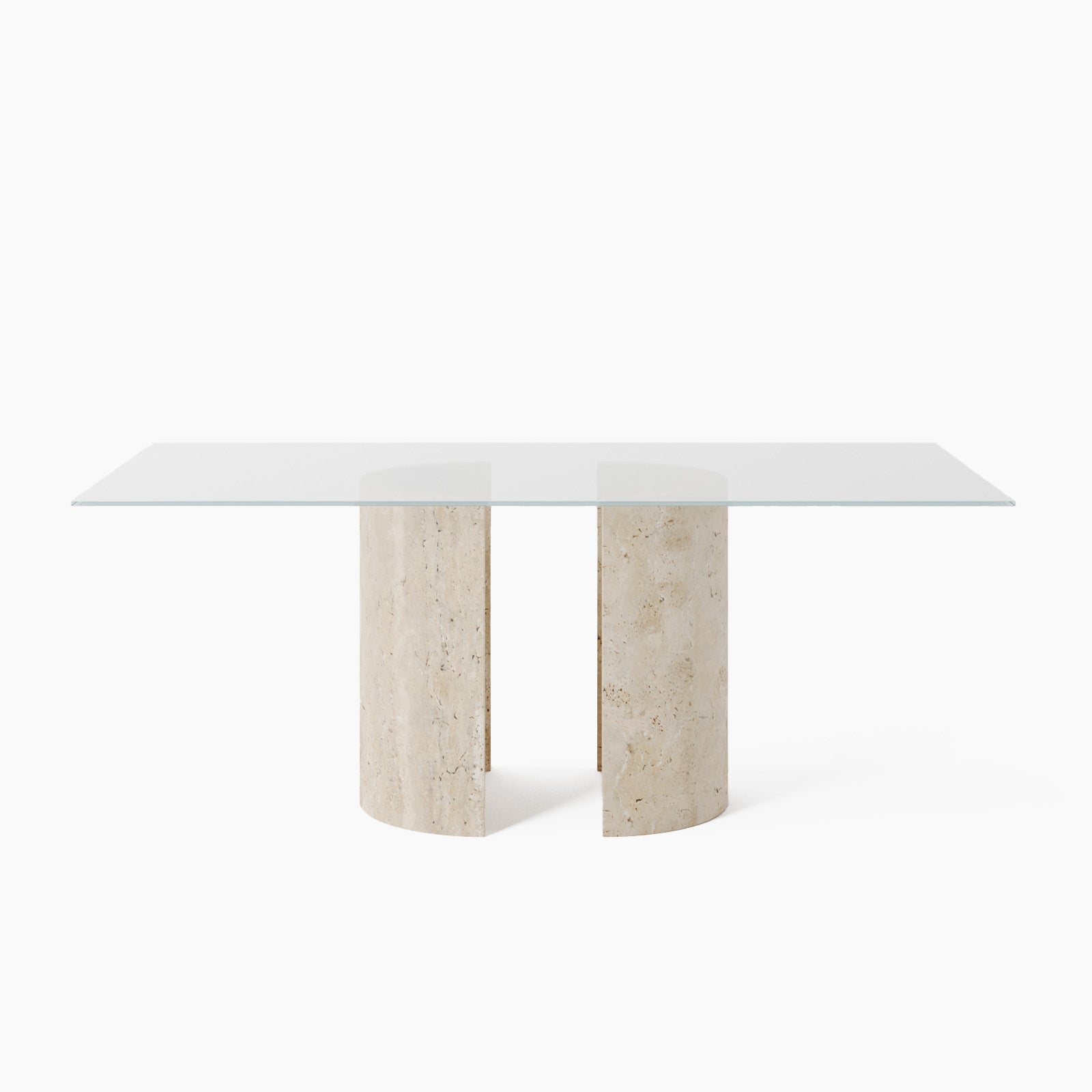 Lucid Glass Dining Table
