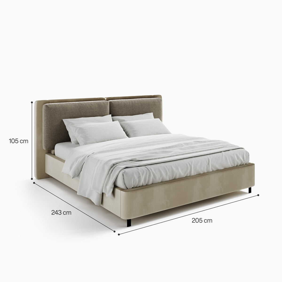 Japandi Double Bed image