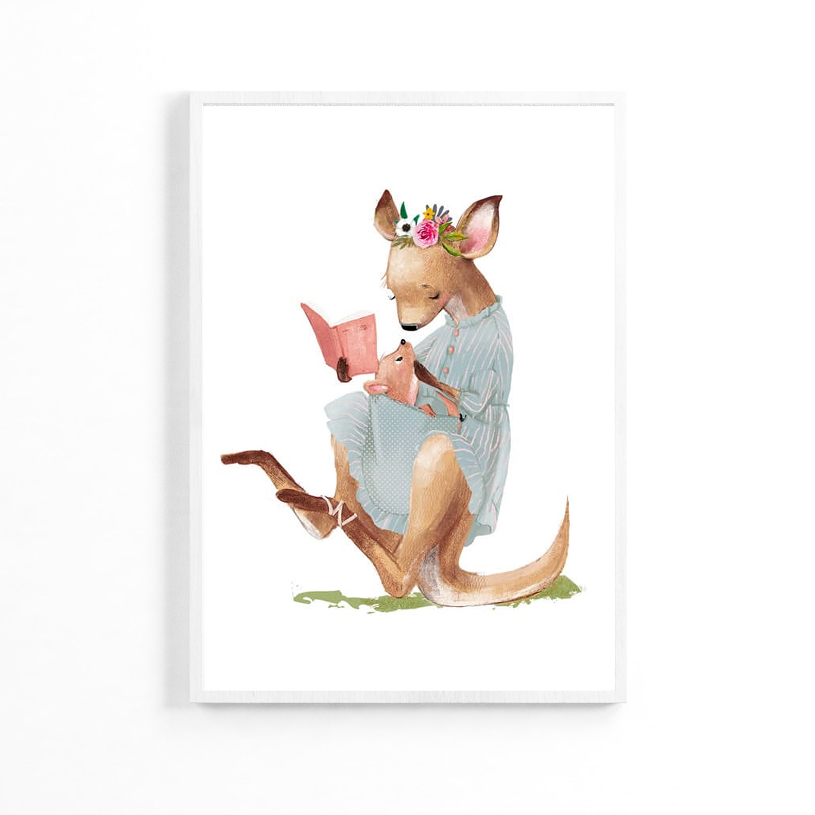 Плакат «Мама-кенгуру для детей» image