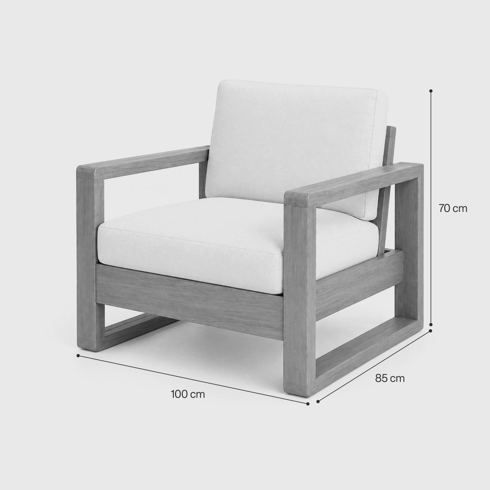 Coastal Outdoor Lounge Chair image