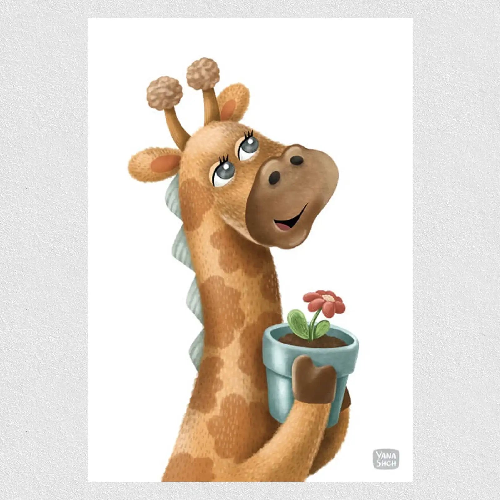 Gigi the Giraffe Kids Poster