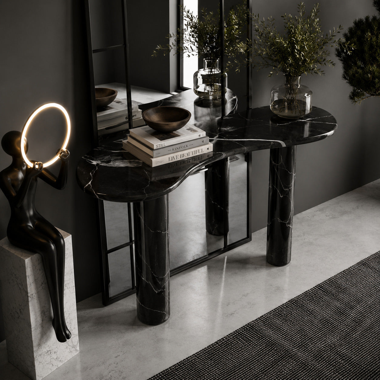 Lawrence Black Marquina Console image