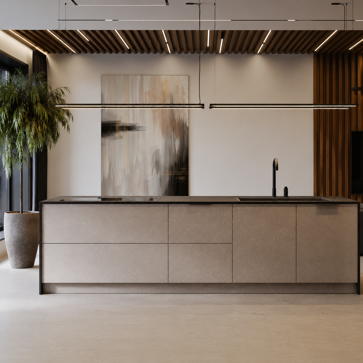 Noir Sand Kitchen