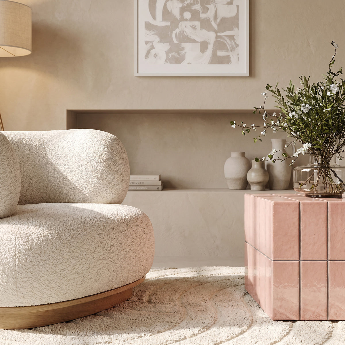 Fabio Tile Side Table image