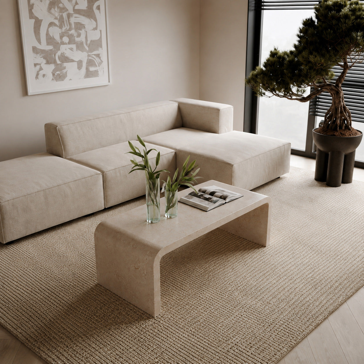 Palermo Crema Marble Coffee Table image