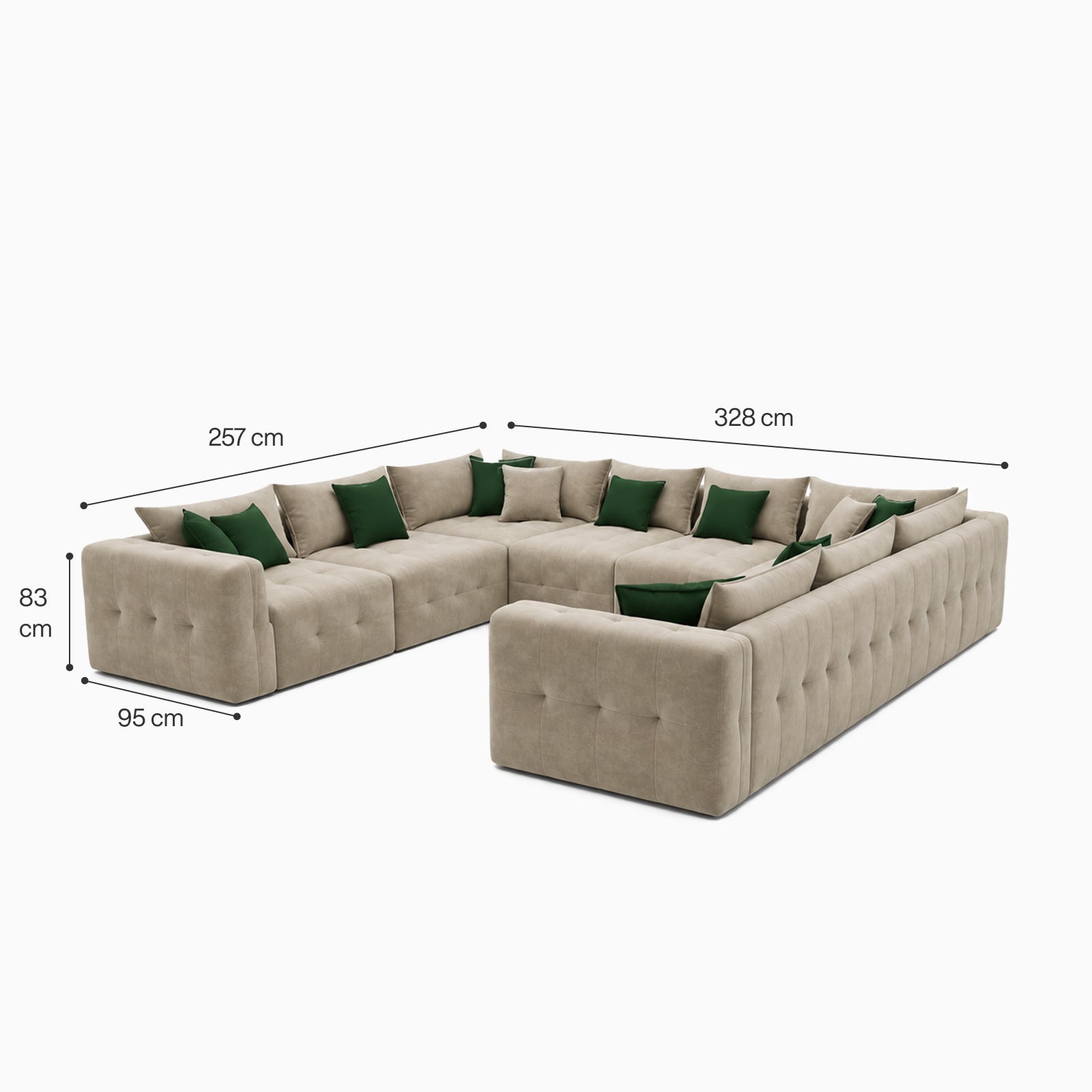 Nexus 8-Seater Corner Sofa image