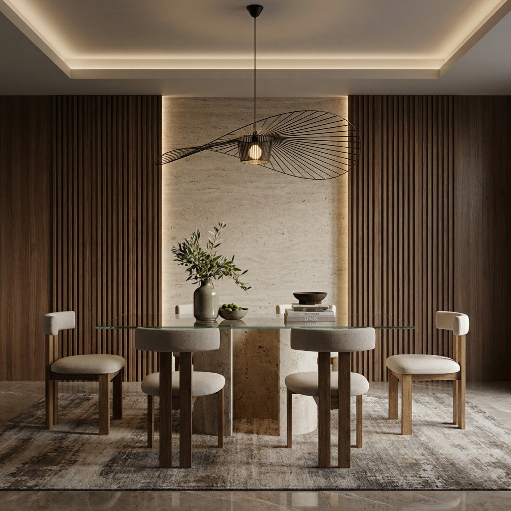 Lucid Glass Dining Table