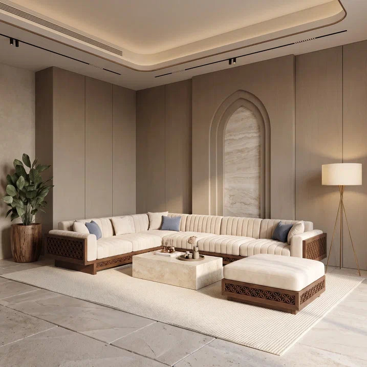 Lawn 7-Seater Corner Sofa
