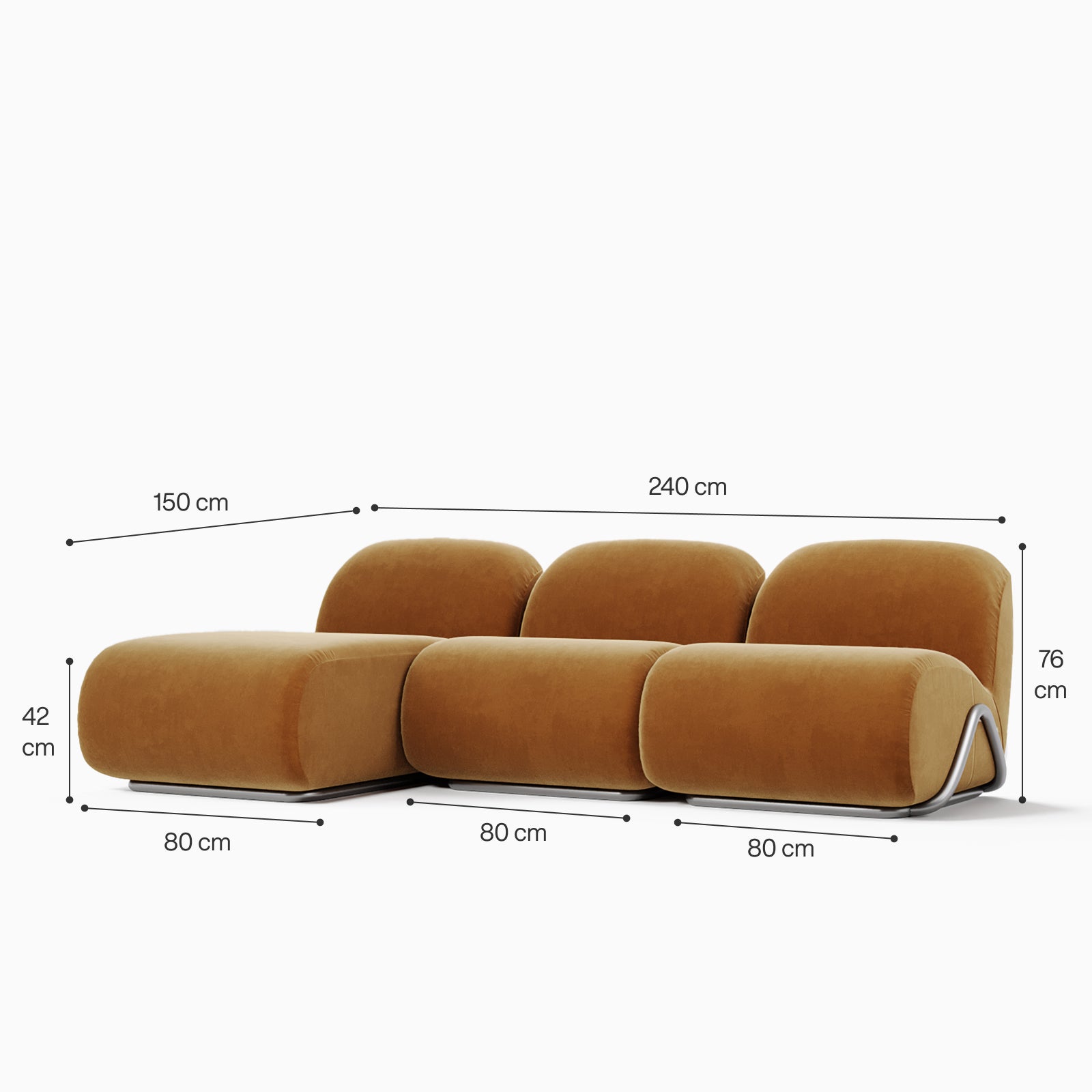 Fusion 3-Seater Corner Sofa image