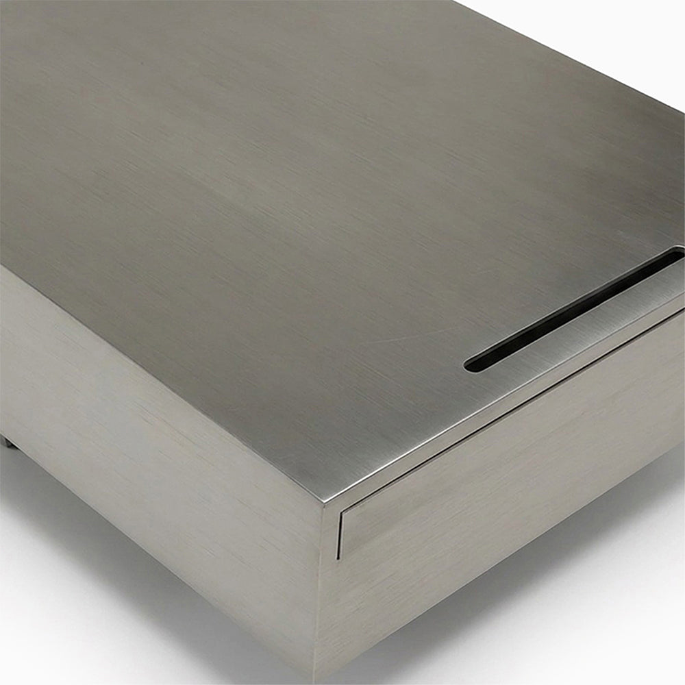 Luca Steel Coffee Table with Integrated Ash Recess image