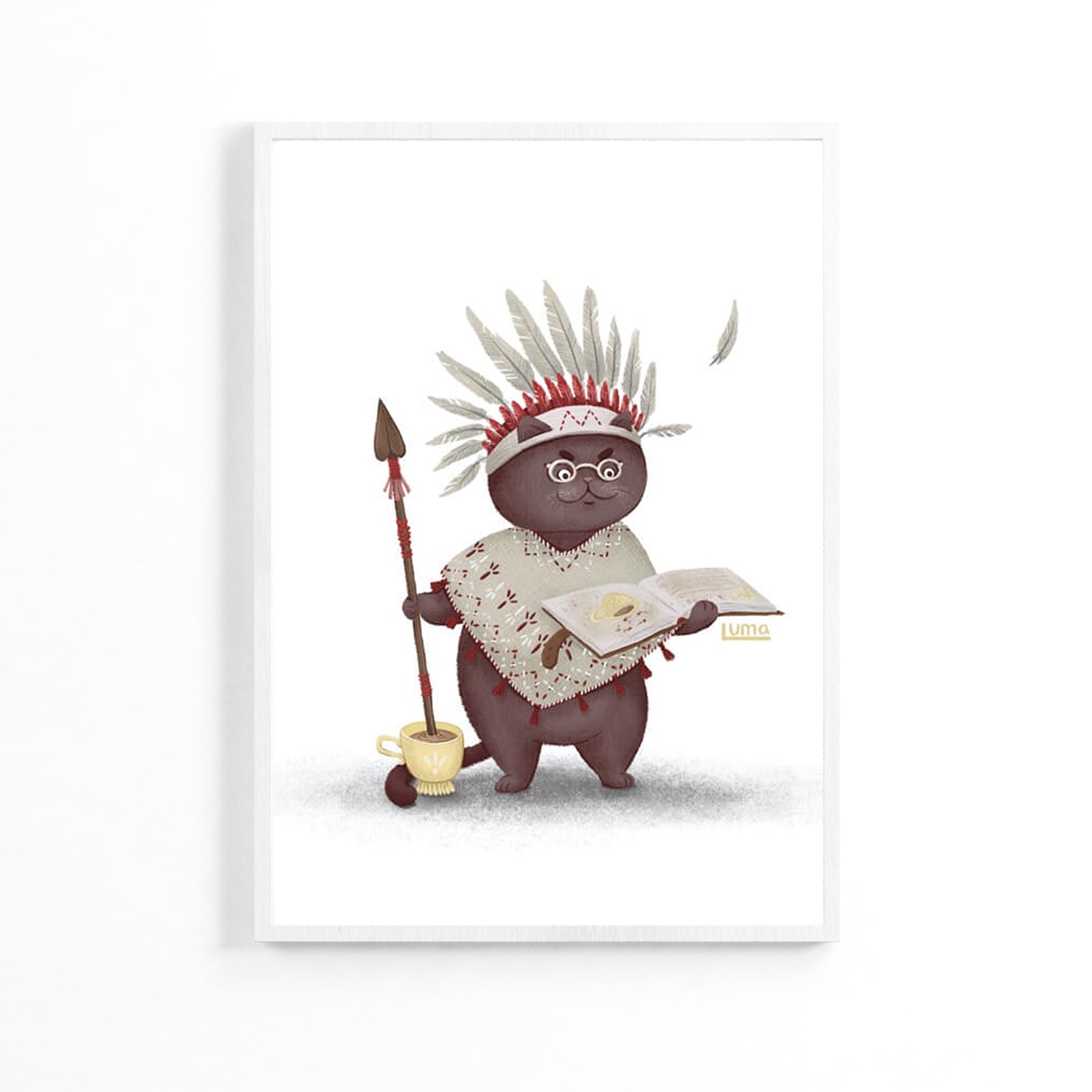 Детский постер «Маленький магический воин» image