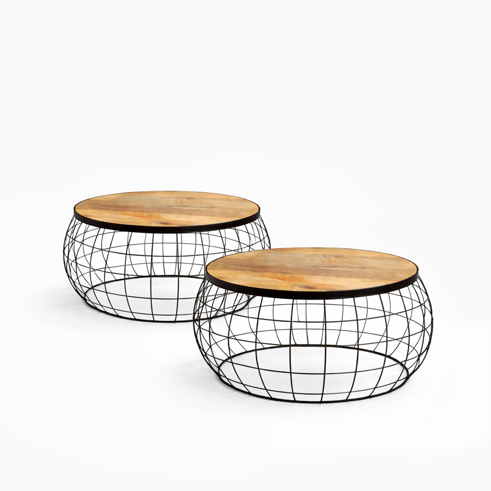 Cage Coffee Table Set of 2