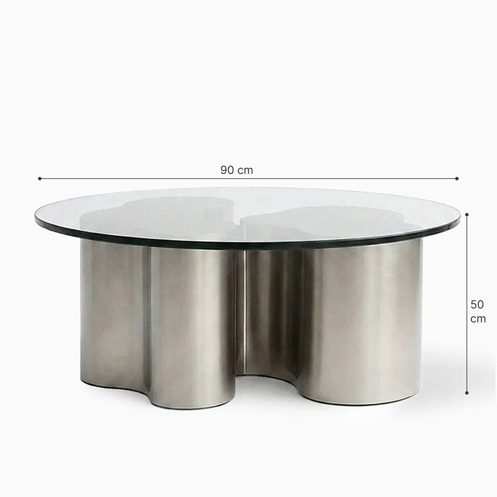 Dario Steel Base Coffee Table image