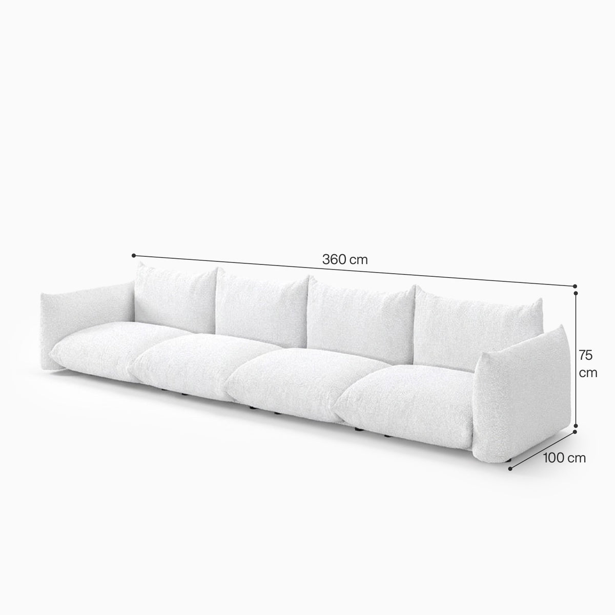 Atlas Spirit 4-Seater Modular Sofa image