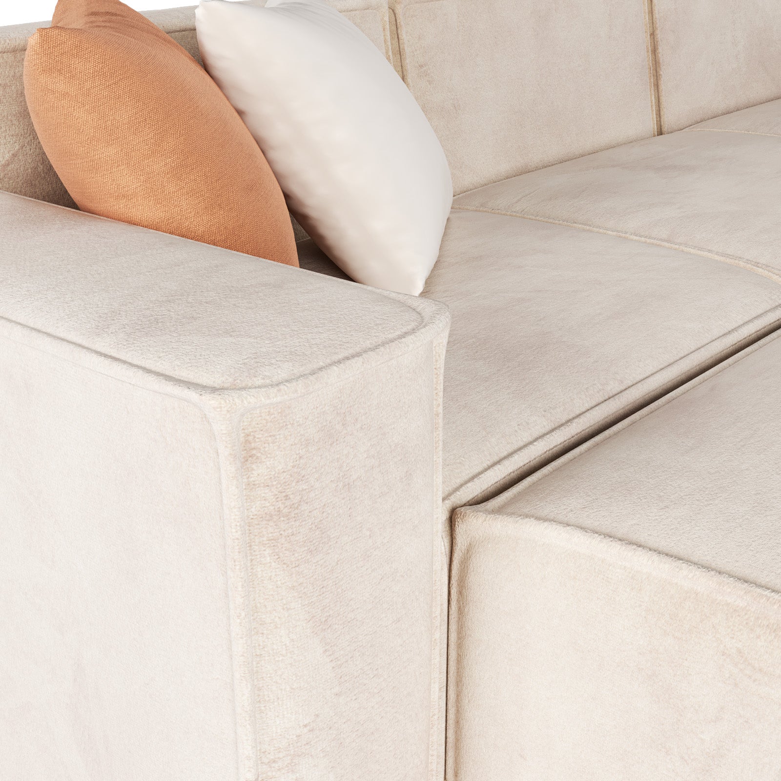 أريكة صالة مقسمة لخمسة مقاعد image