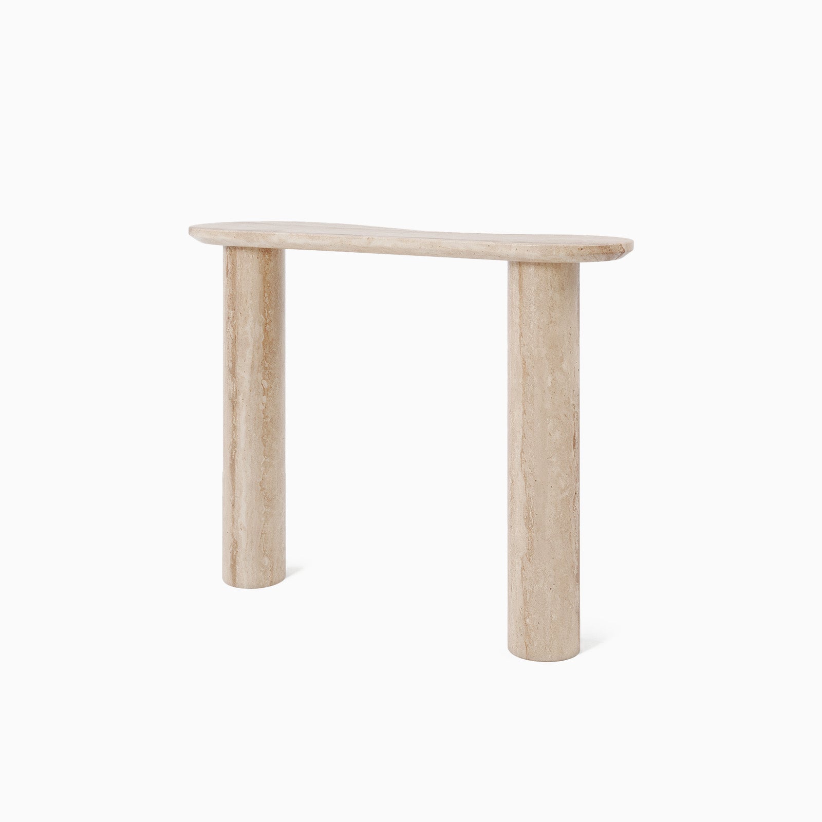 Lawrence Cream Travertine Console image