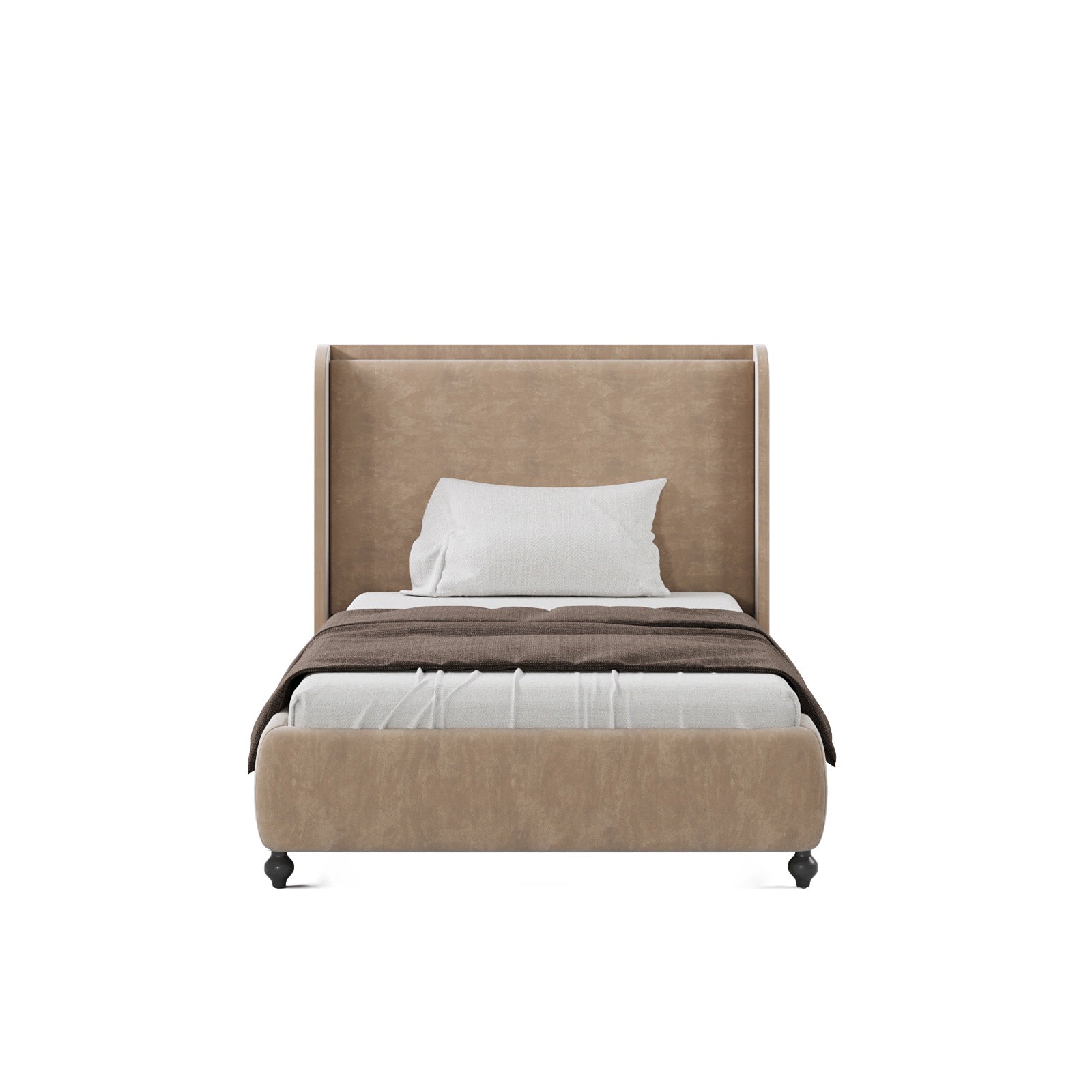 Sand Single Size Bed