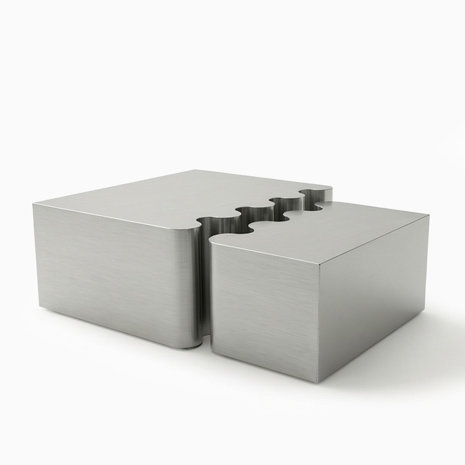 Armand Steel Interlocking Coffee Table image
