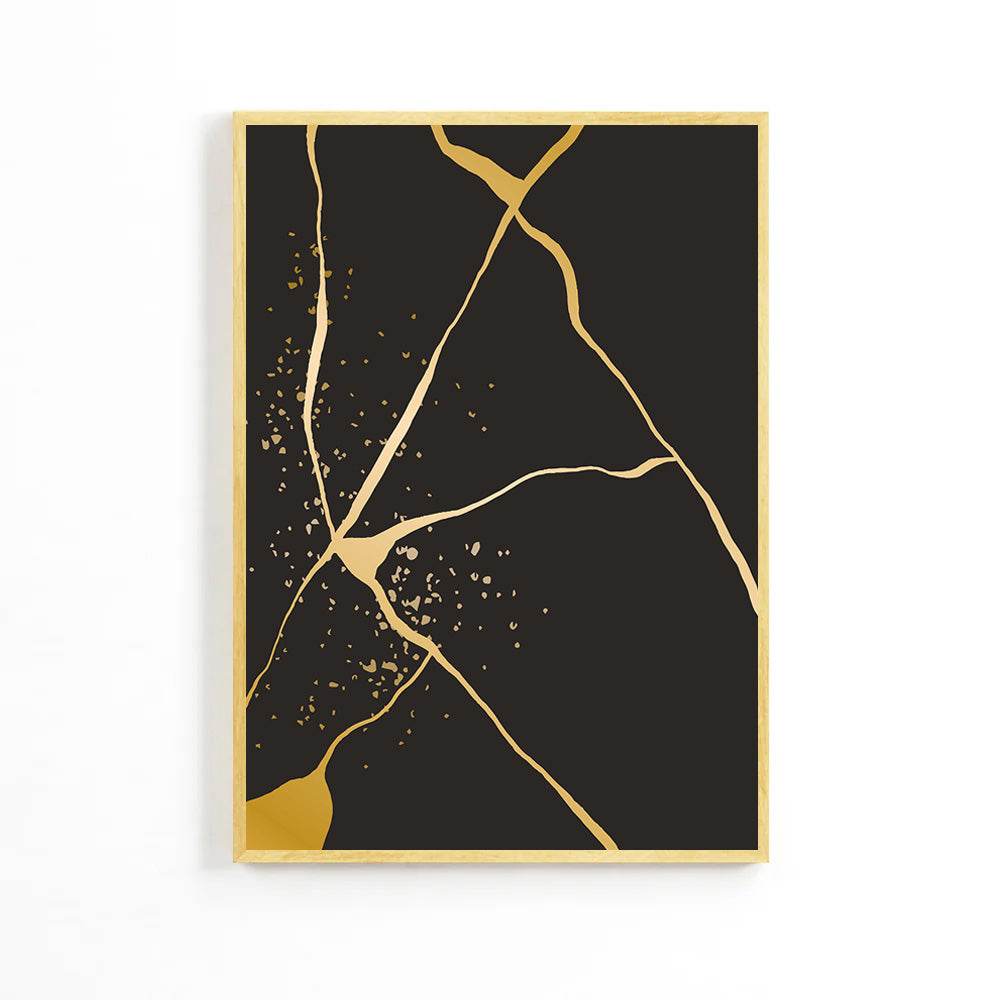 Golden Lines Dusk Poster image