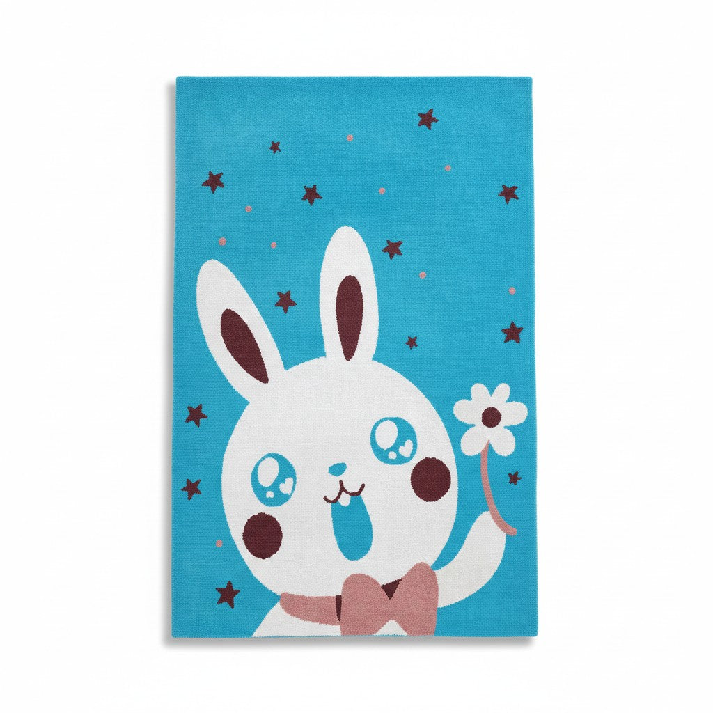 Star Bunny Kids Rug
