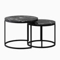 Sand Ceramic Top Nesting Coffee Table