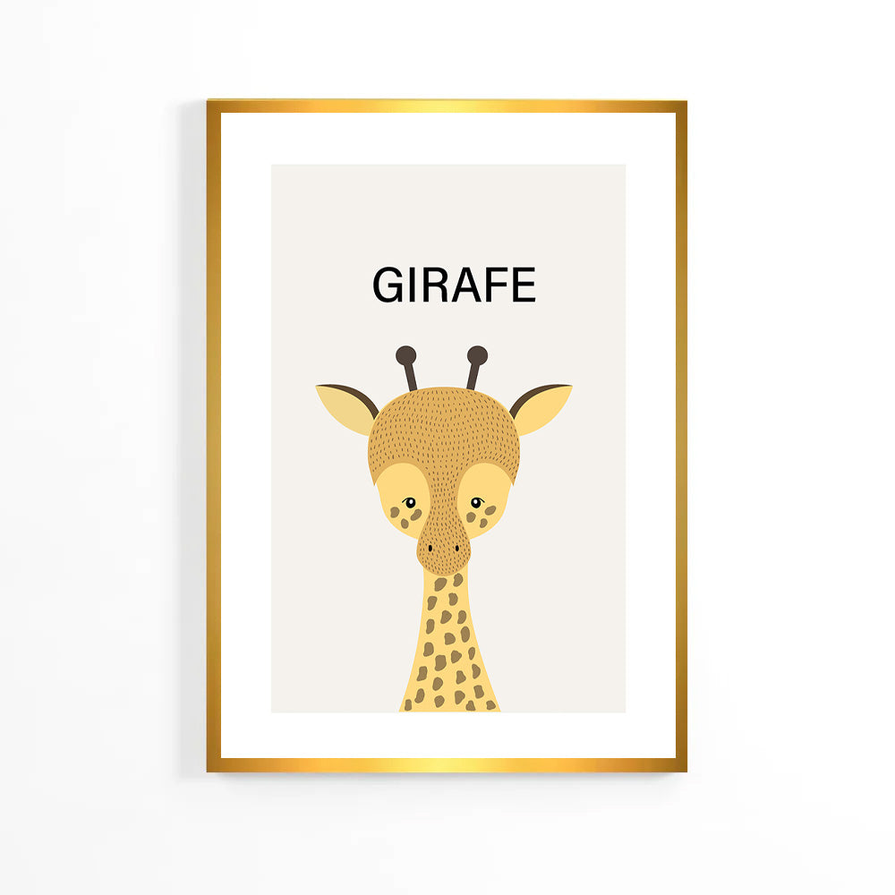 Tiny Giraffe Kids Poster image