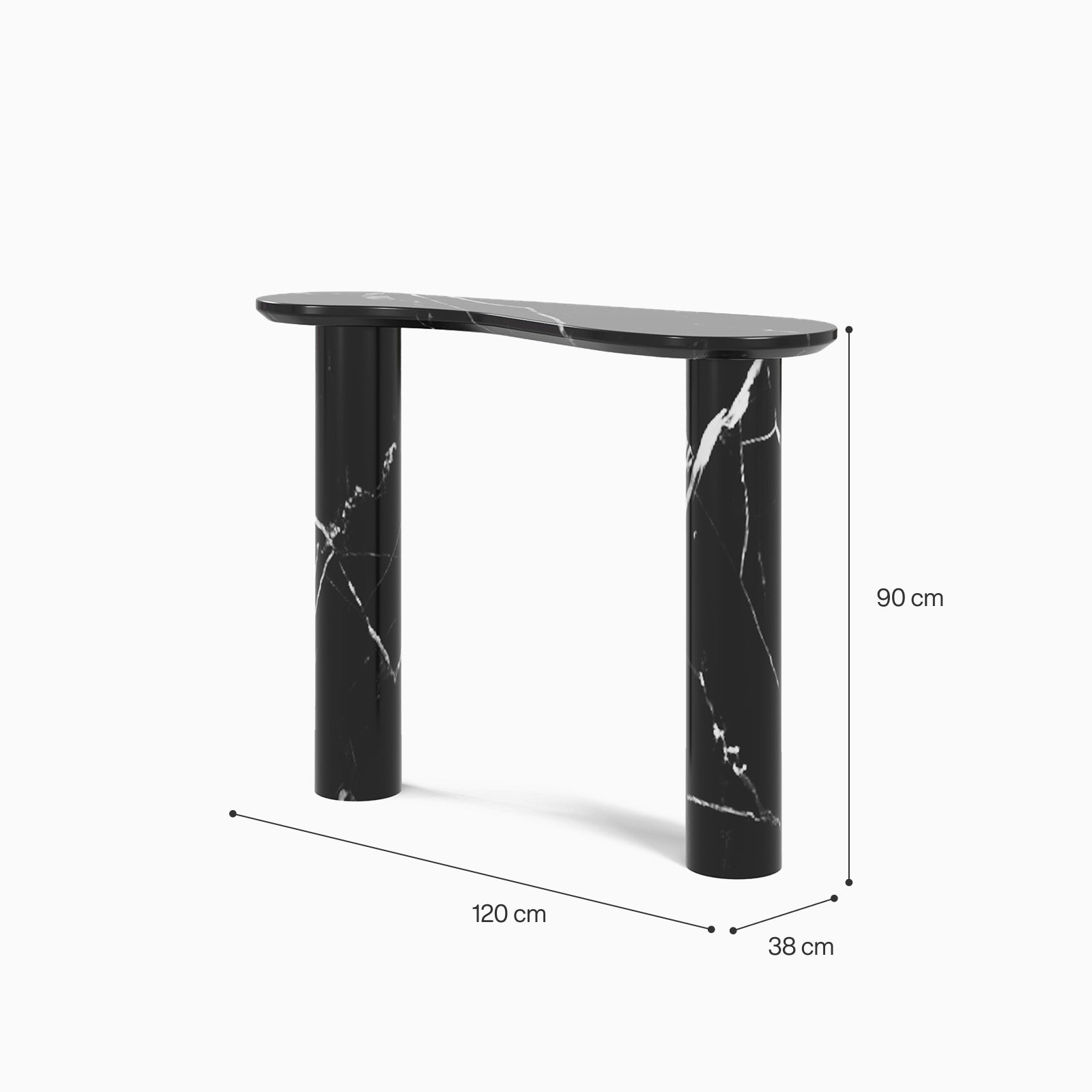 Lawrence Black Marquina Console image