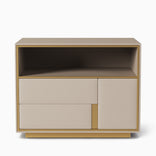 Cream Faux Leather