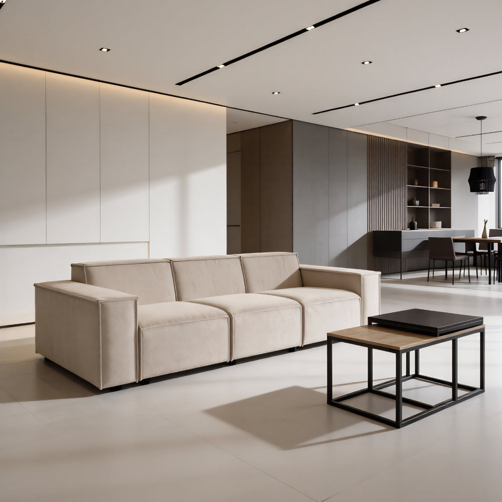 Прямой трехместный диван Lounge