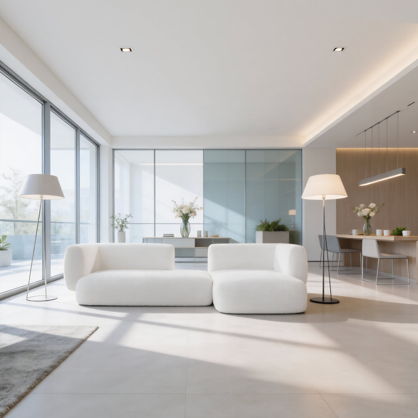 3-местный угловой диван Essence