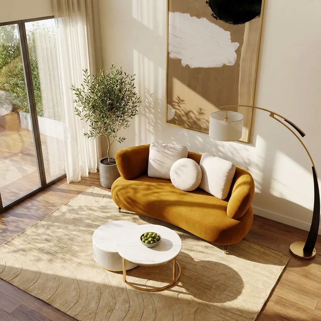 Toffee 2-Seater Straight Sofa image