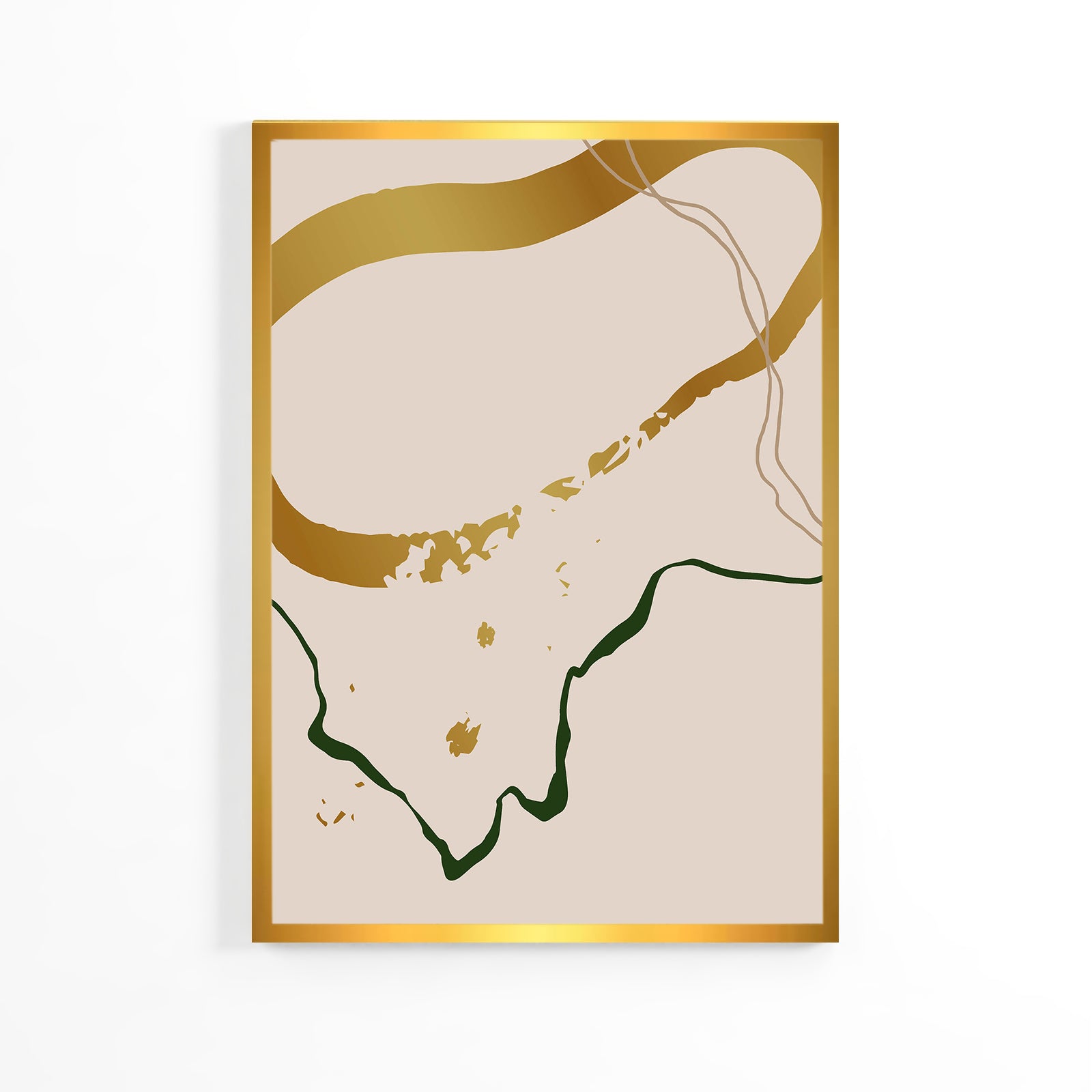 Golden Lines Solace Poster image