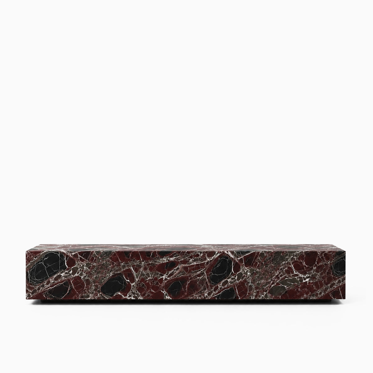 Jordin Rosso Marble TV Stand