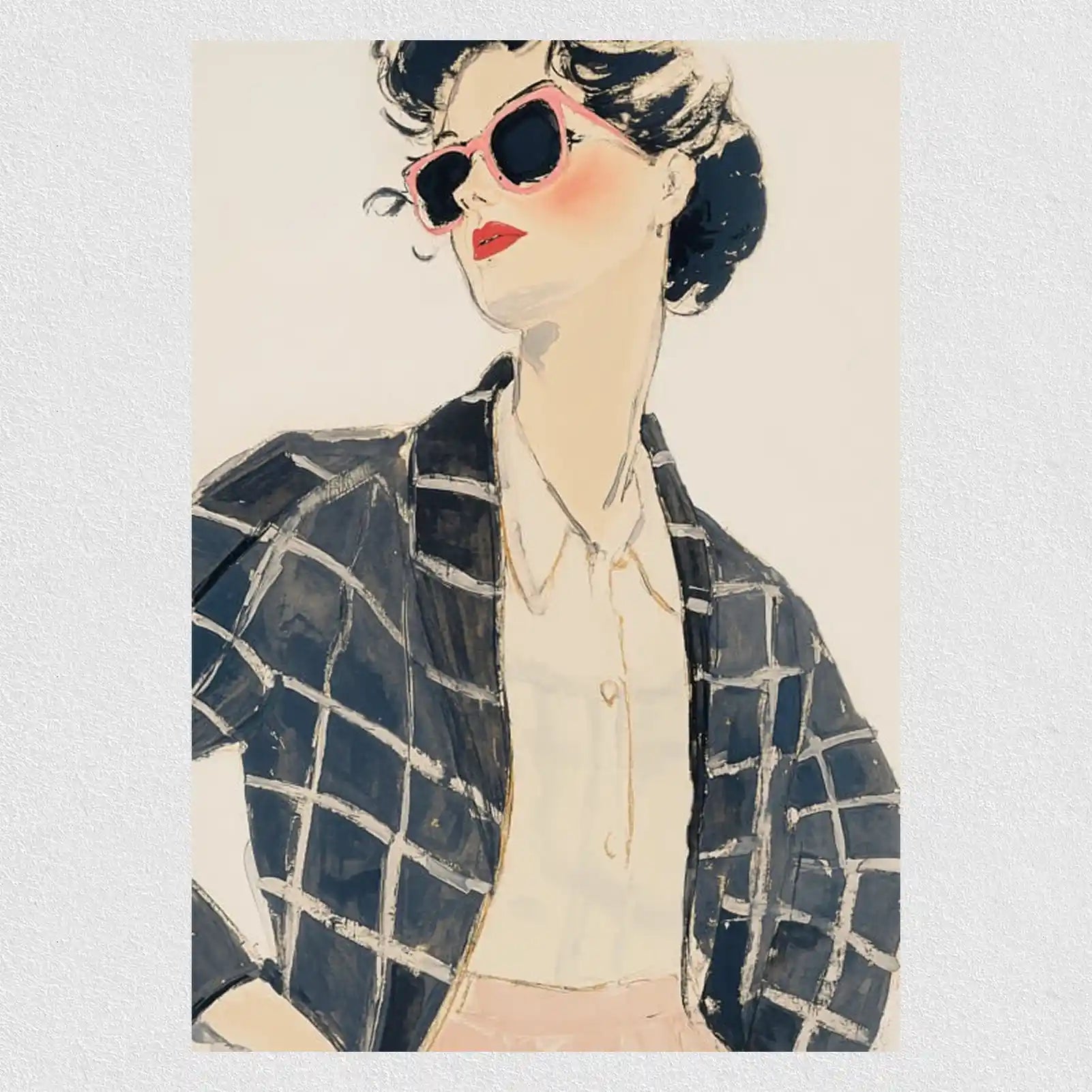 She Is Parisian Girl Poster