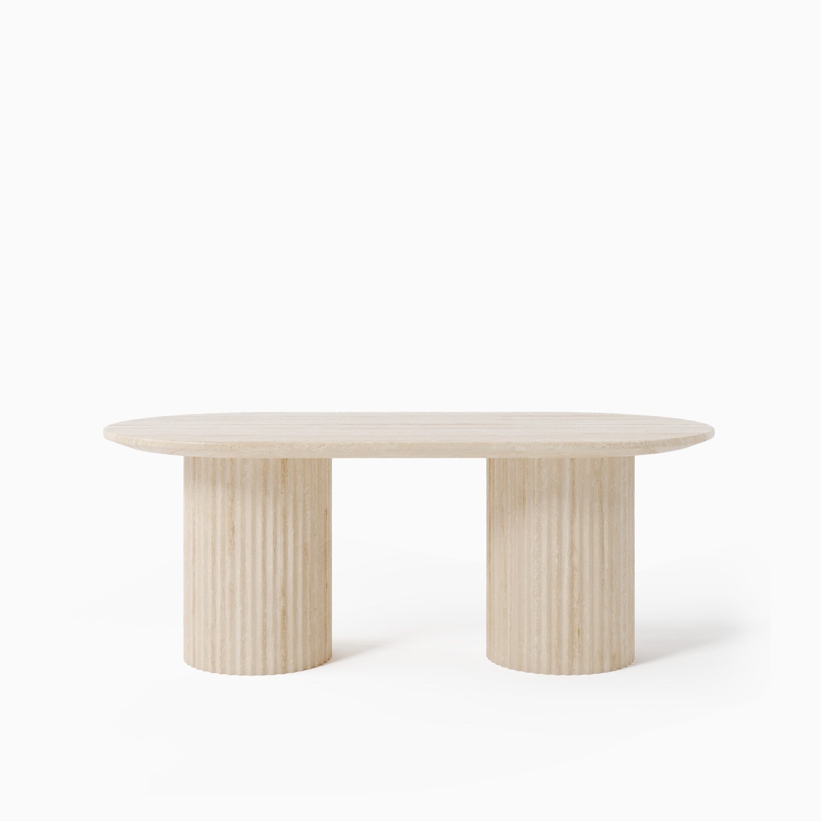 Charlotte Cream Travertine Coffee Table