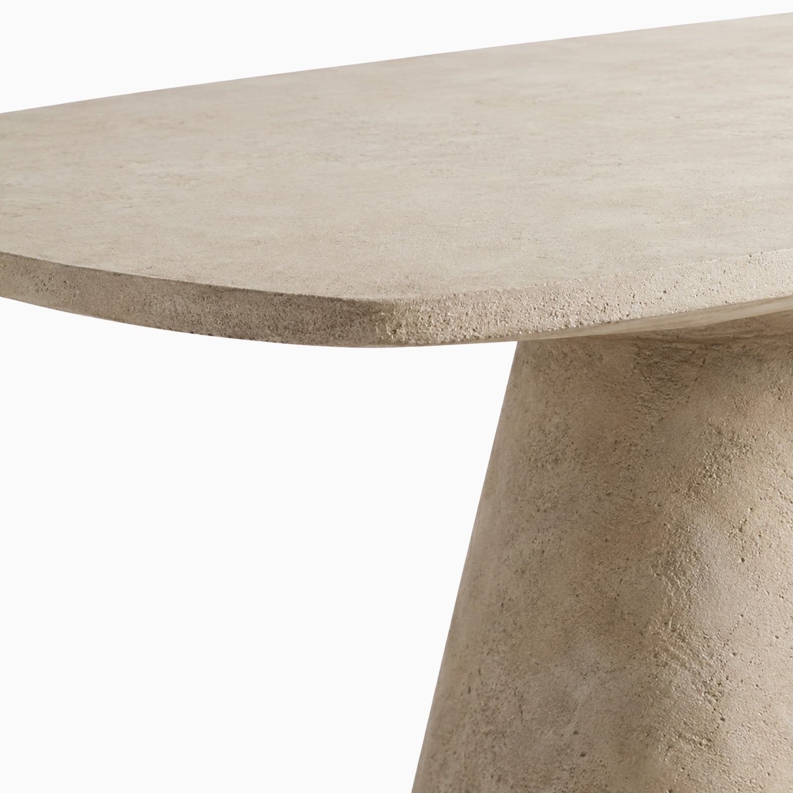 Bosa Cream Microconcrete Dining Table image