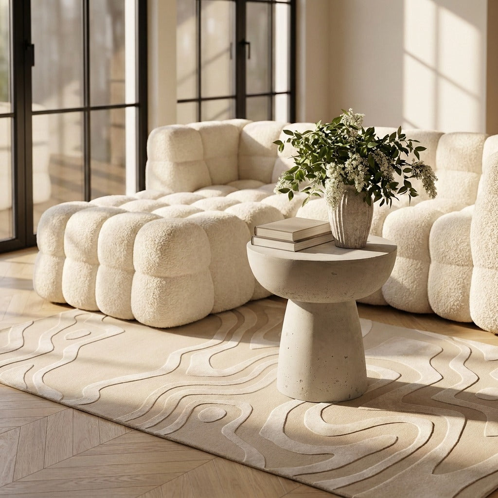 Volta Microconcrete Side Table image