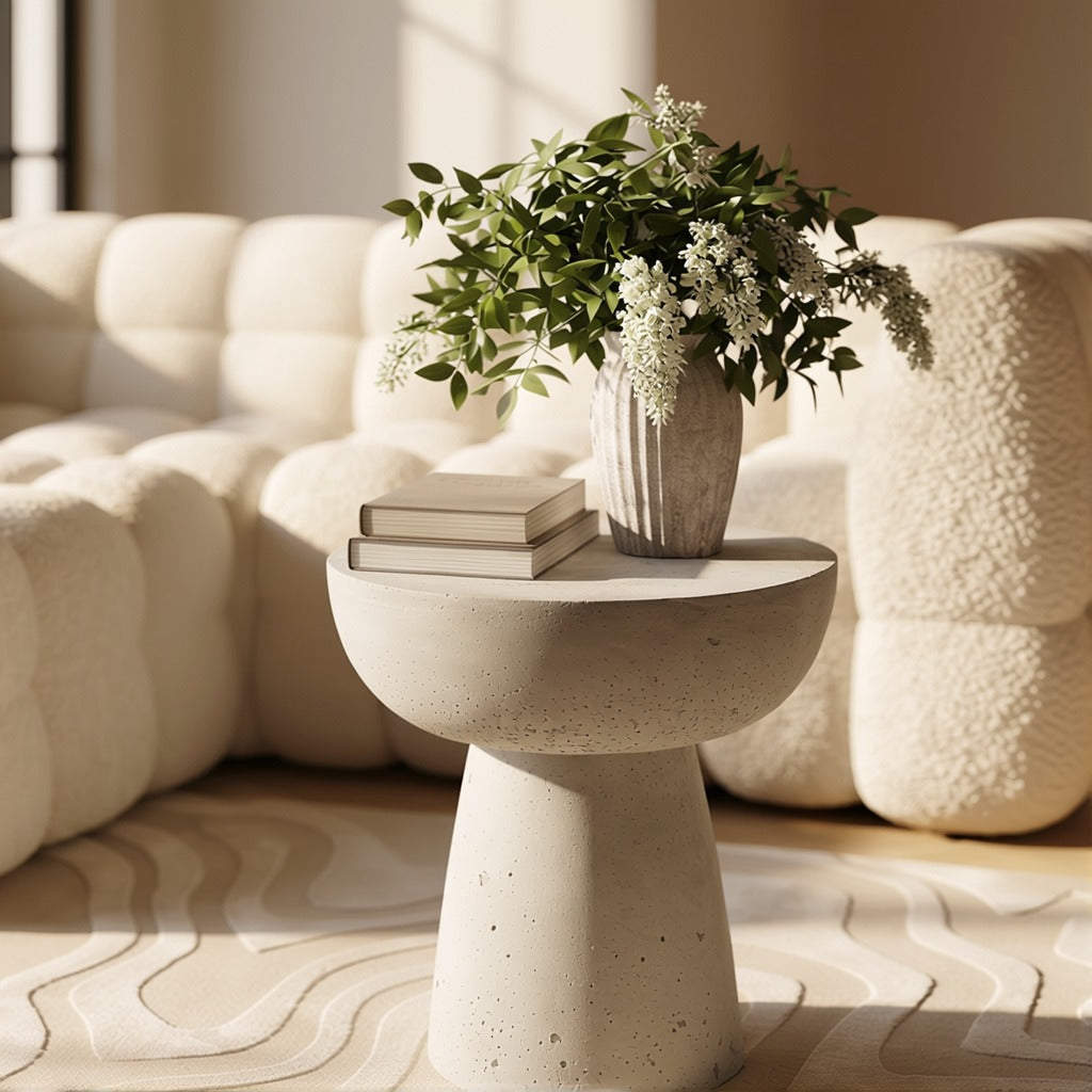 Volta Microconcrete Side Table image