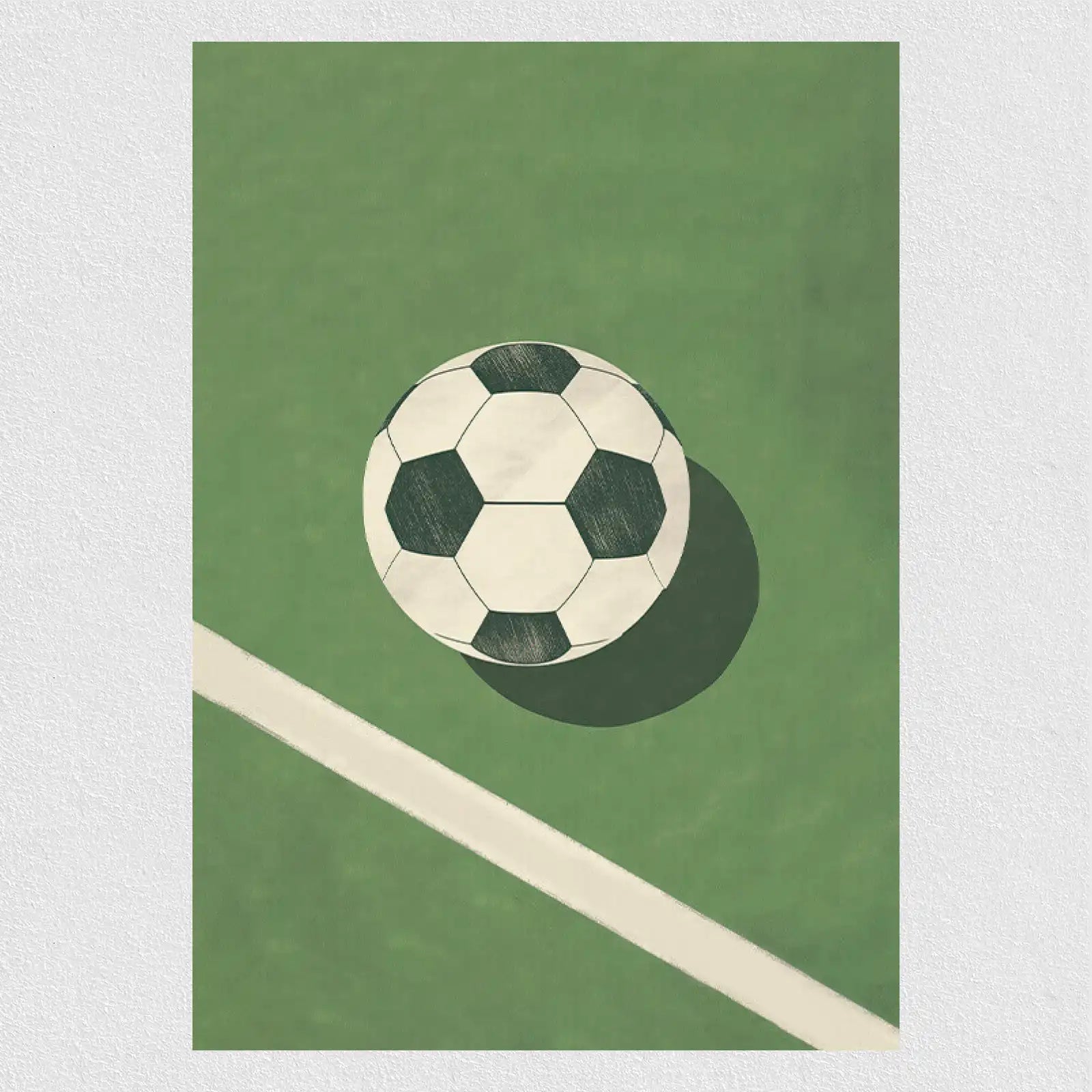 Playing Football Kids Poster