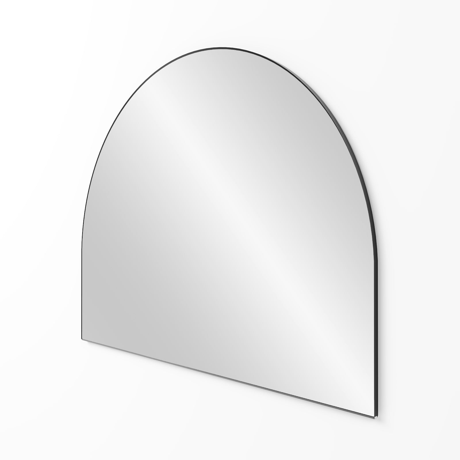 Infinity Black Arched Mirror