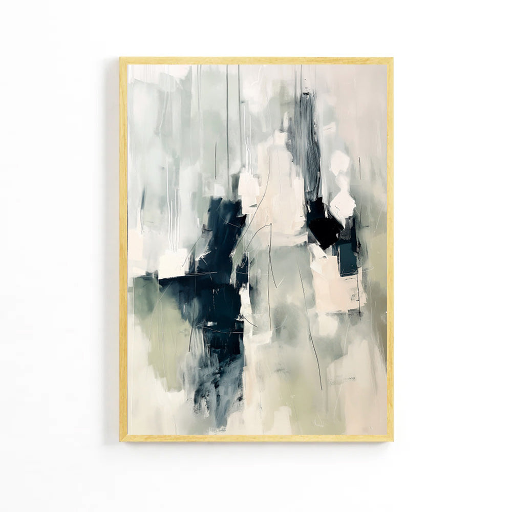 Watercolor Waves of Thought Poster image