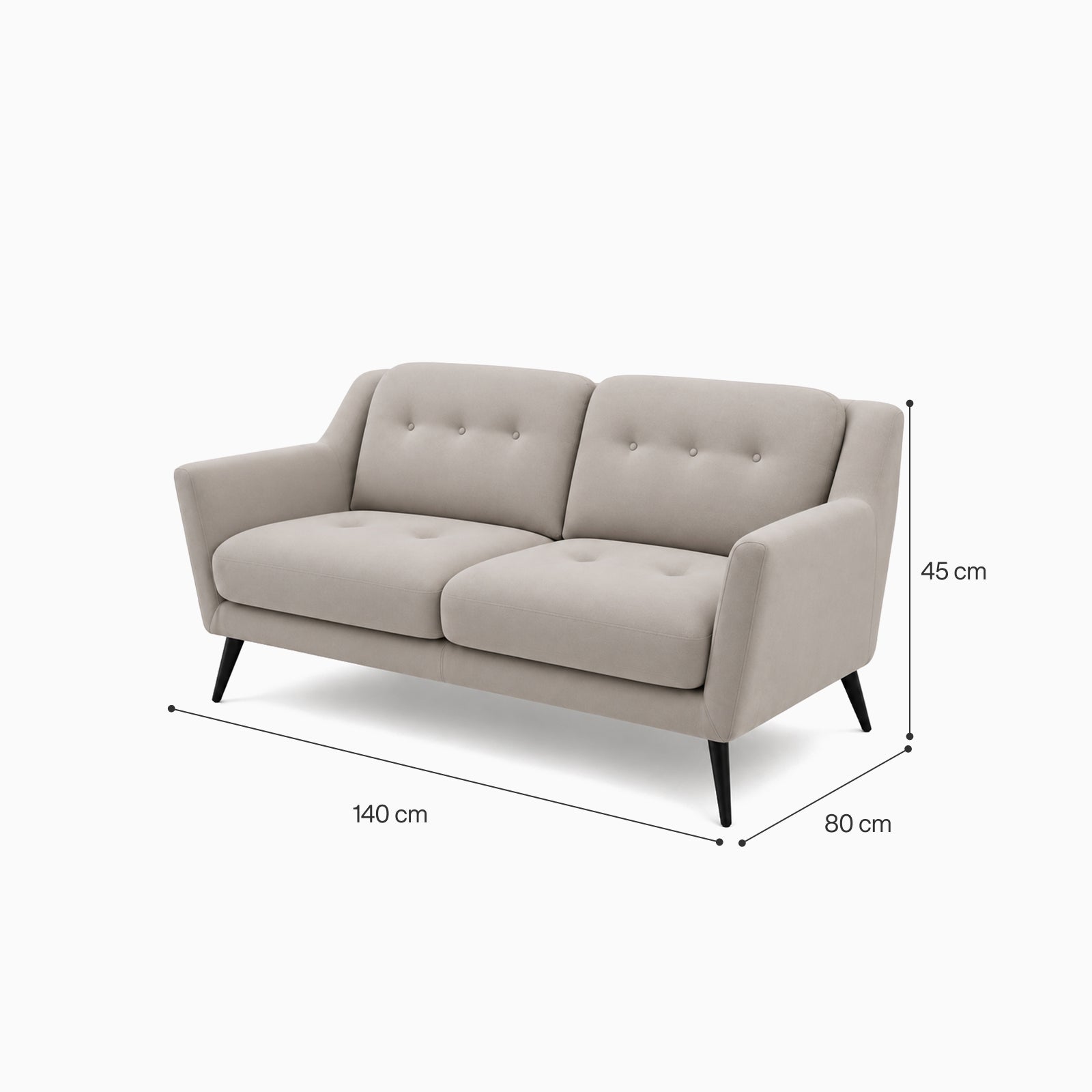 Dorsey 2-Seater Straight Sofa image