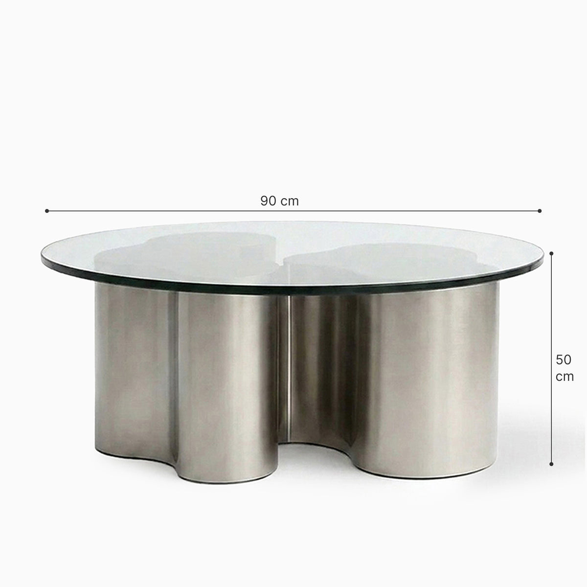 Dario Steel Base Coffee Table image