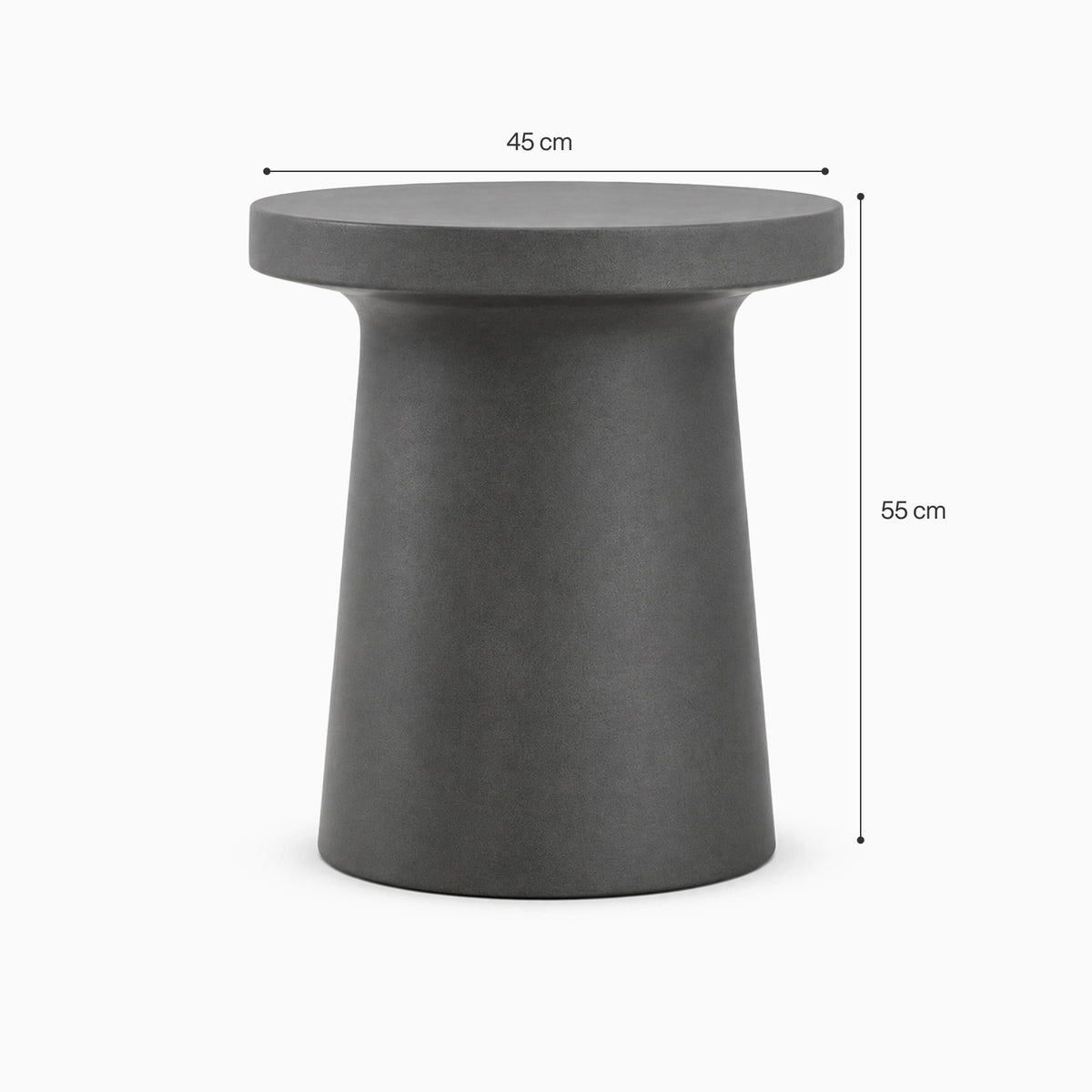 Lary Microconcrete Side Table image