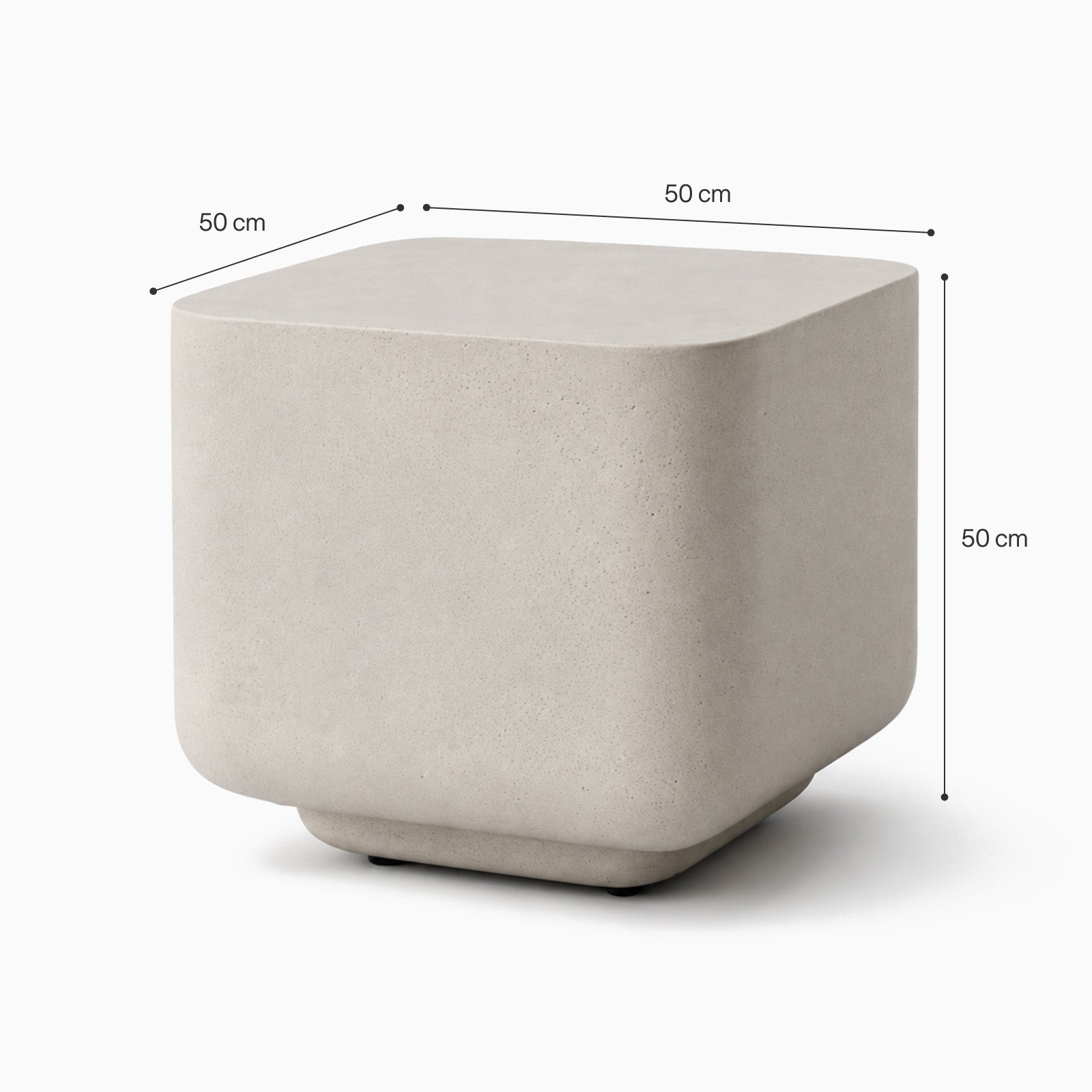 Node Microconcrete Side Table image